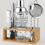 Glass cocktail shaker