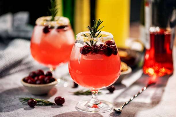 What kind of glass should be used to serve a cocktail shaker-made cocktail?